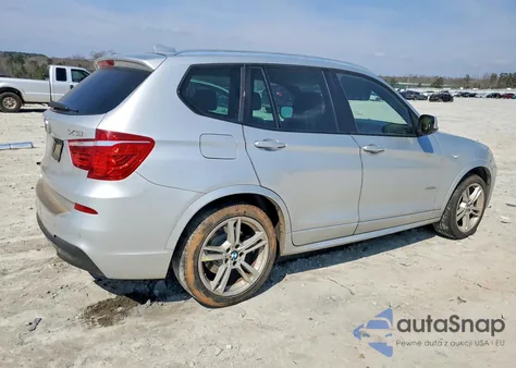 2014 BMW X3 xDrive28I z USA, uszkodzony, nr VIN 5UXWX9C50E0D28075